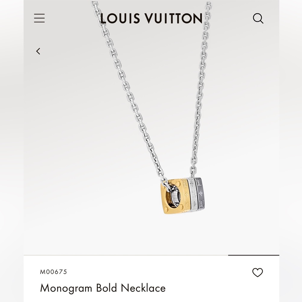 Monogram Bold Necklace LV